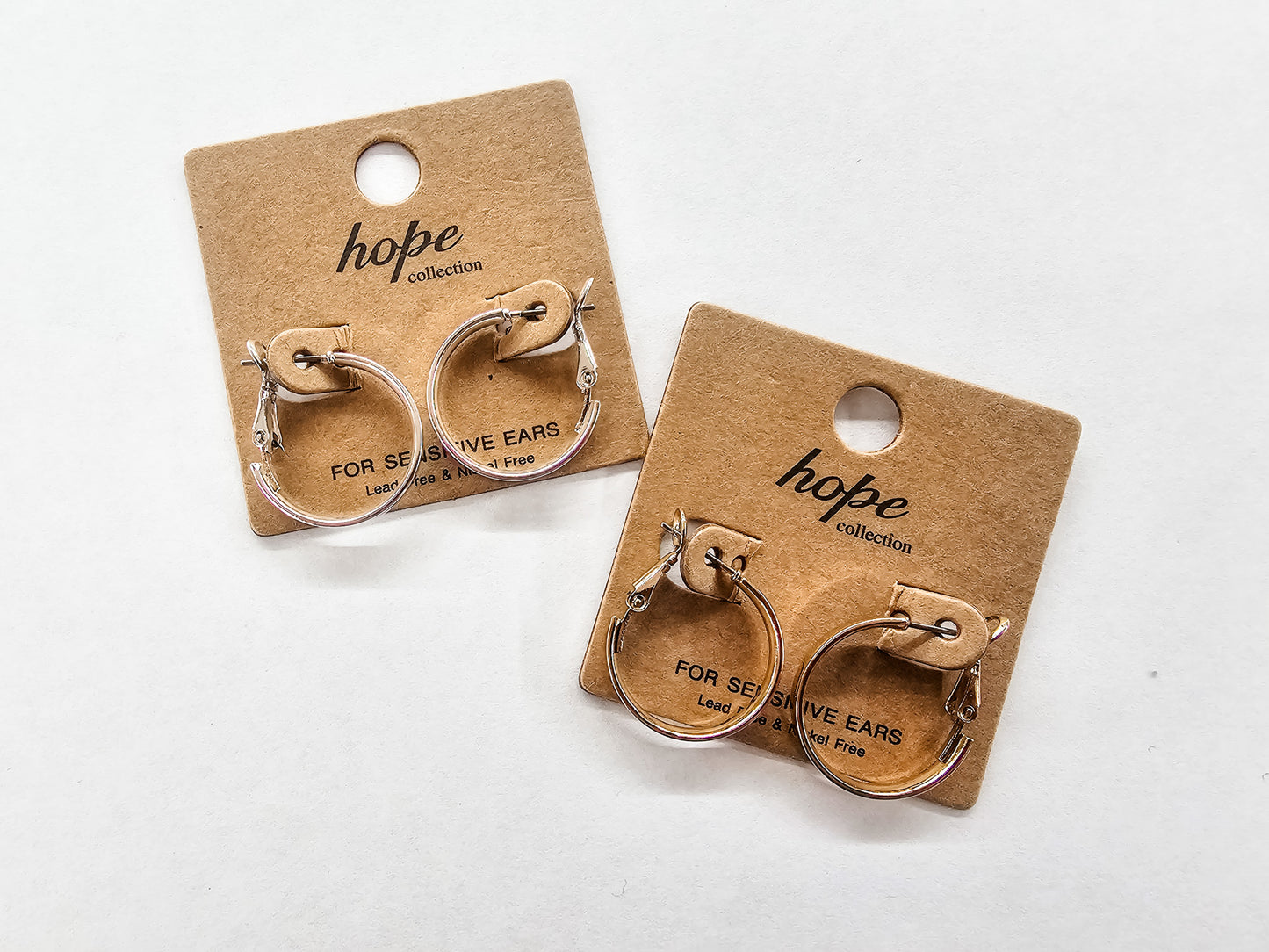 Small Gold or Silver Hoops - Variety