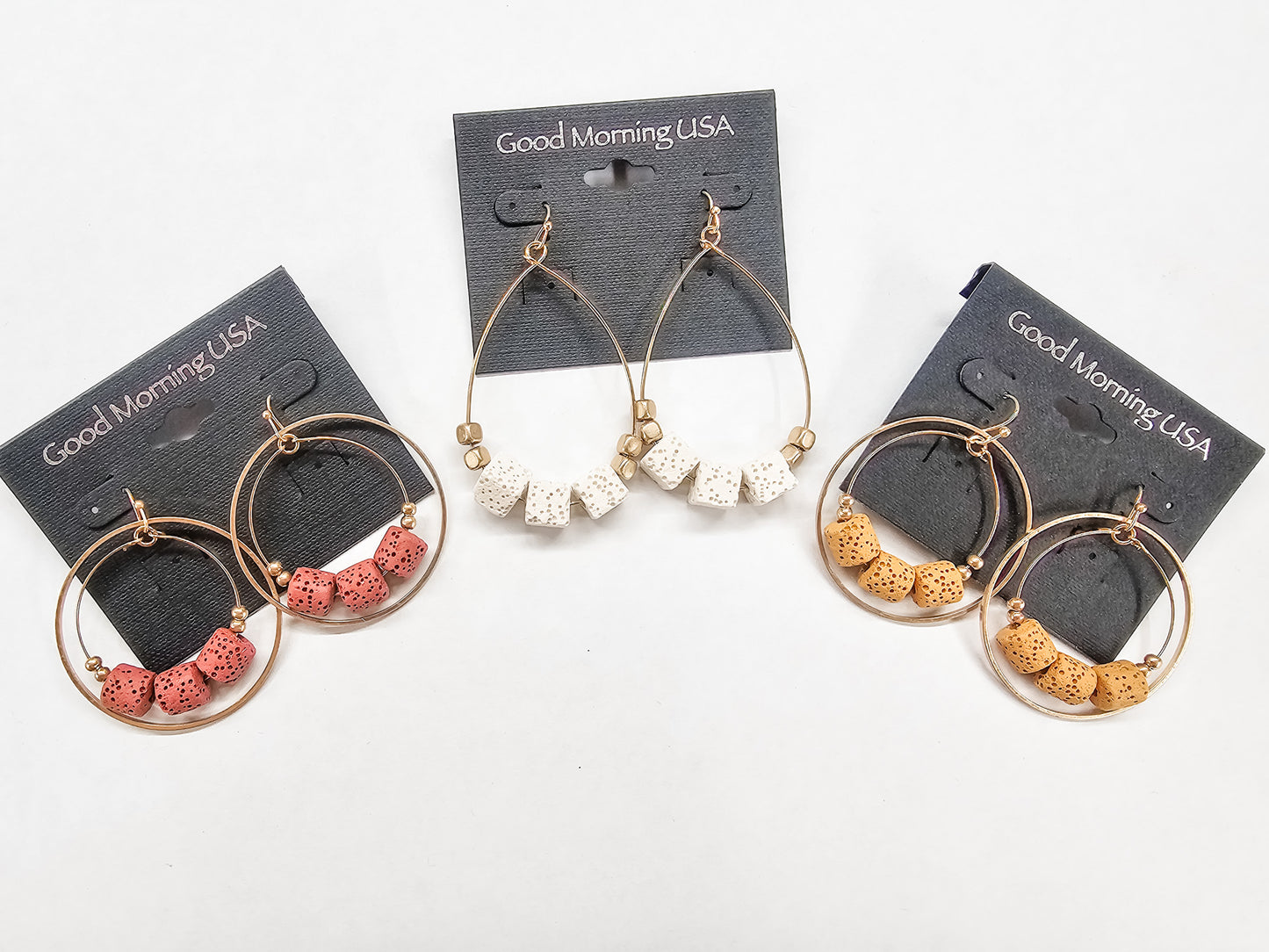 Beaded & Gold Dangle Earring - Variety