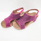 Corkys Fuchsia Rhinestones Ashley Wedge