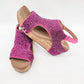 Corkys Fuchsia Rhinestones Ashley Wedge