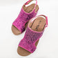 Corkys Fuchsia Rhinestones Ashley Wedge