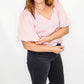 Satin Dressy Top with Balloon Sleeves - Variety