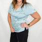 Satin Dressy Top with Puff Sleeves - Variety