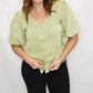 Satin Dressy Top with Balloon Sleeves - Variety