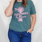 So God Made a Farmer Spruce Green Graphic Tee