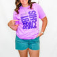 By His Grace Purple Graphic Tee