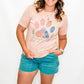 All You Need is Love and a Dog Peach Graphic Tee