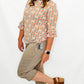 Multiples Stone Pull-On Capri Pant with Lace Edging