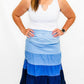 Blue Denim Ombre Skirt