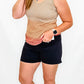 Orange Stripe Knit Tank Top