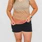 Orange Stripe Knit Tank Top