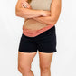 Orange Stripe Knit Tank Top
