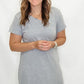 Gray T-Shirt Dress