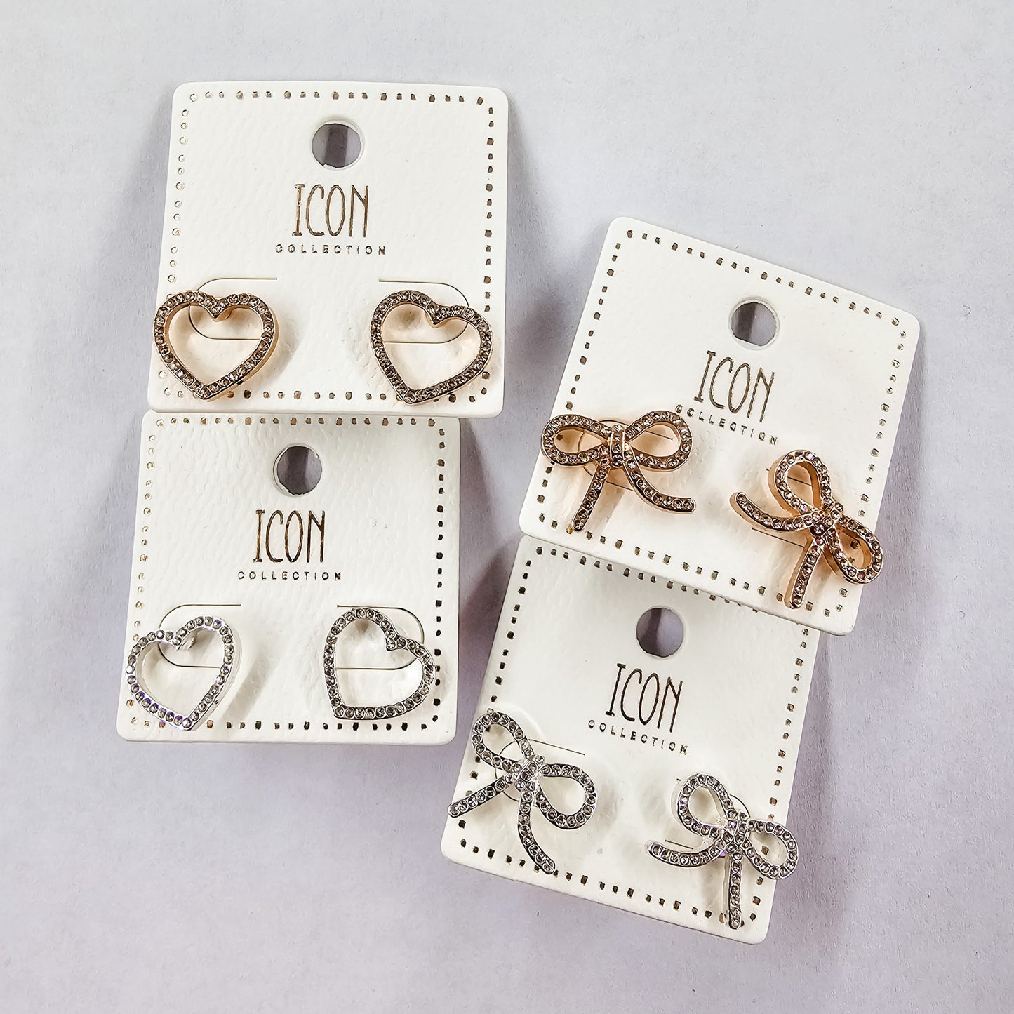 Rhinestone & Shape Studs - Variety