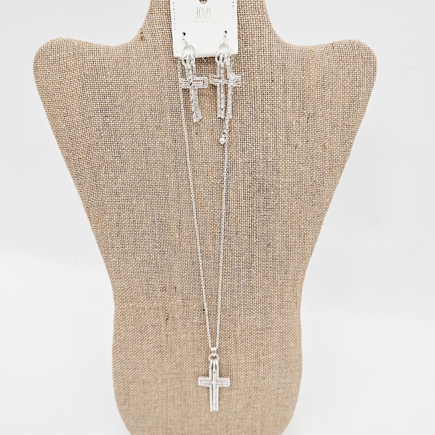 Cross Pendant Necklace & Earring Sets - Variety