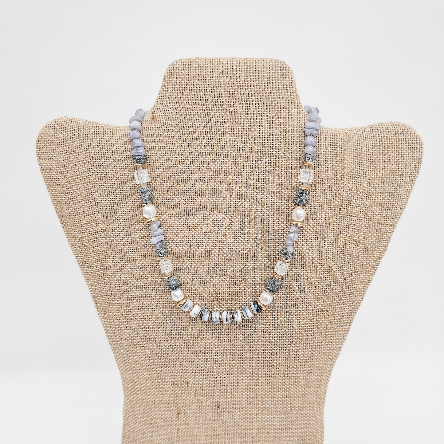 Gold Beaded Necklaces - Variety