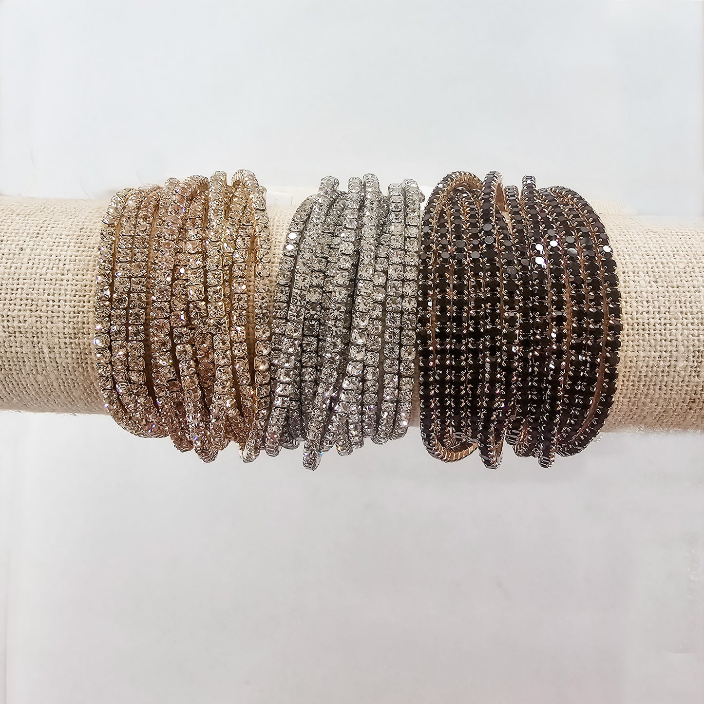 Rhinestone Stretch Bracelets - Variety