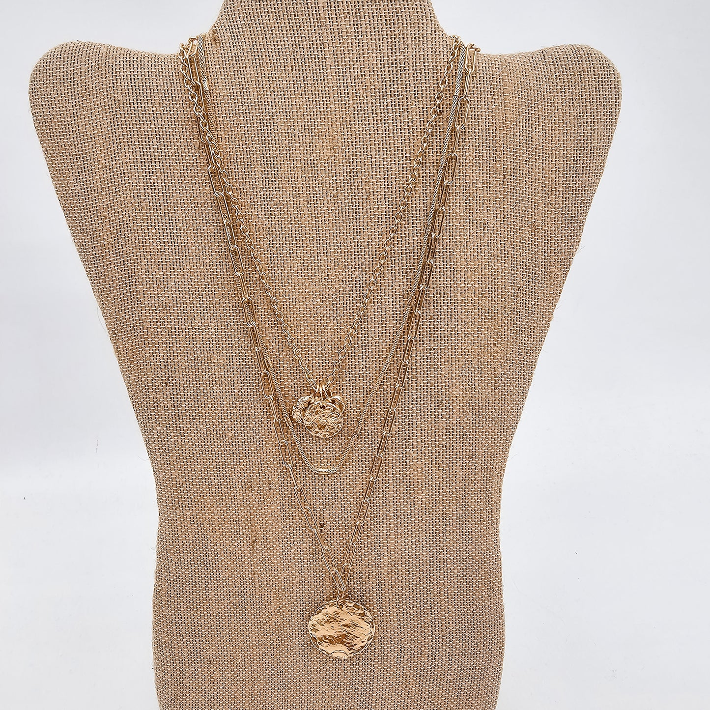 Circle Long Metal Necklaces