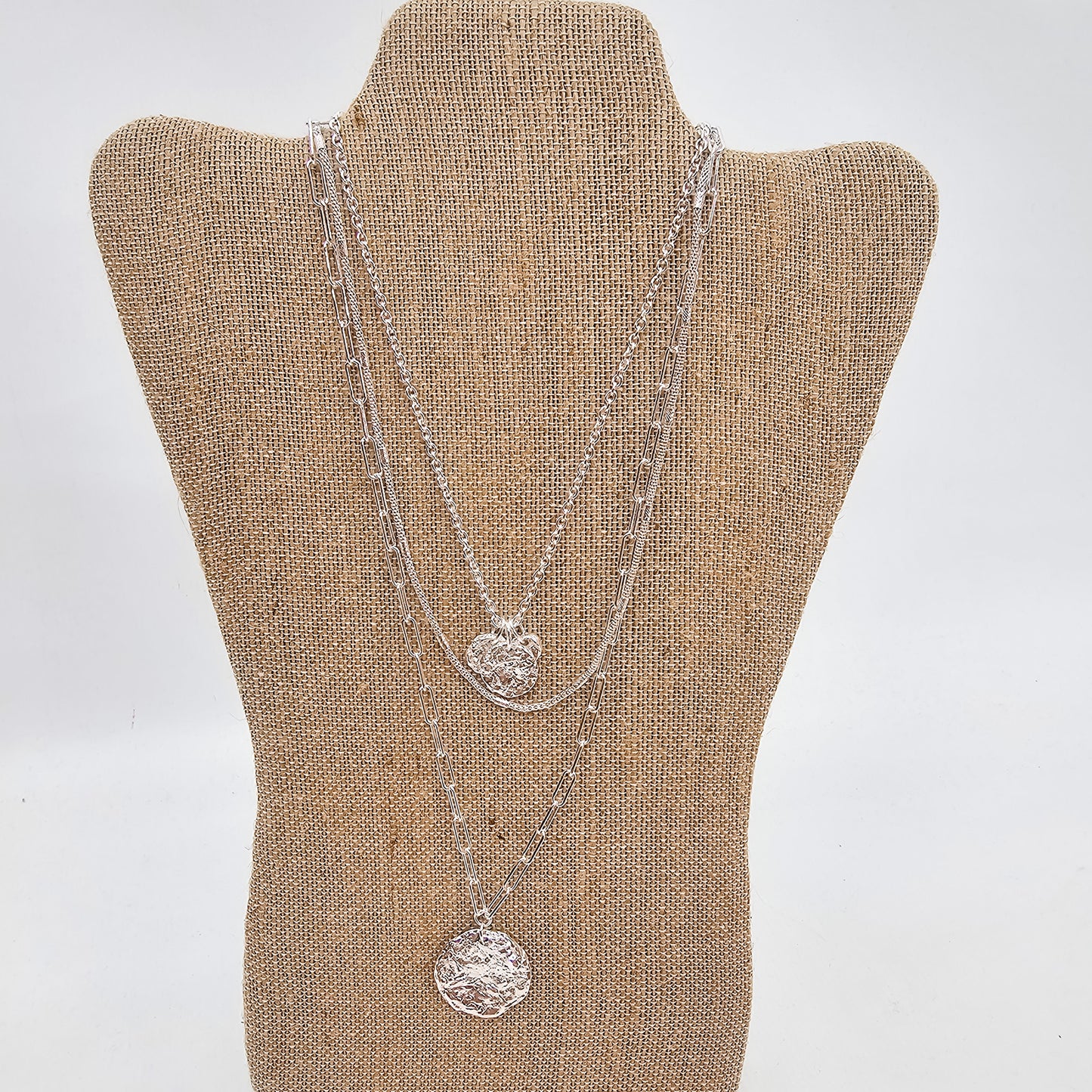 Circle Long Metal Necklaces