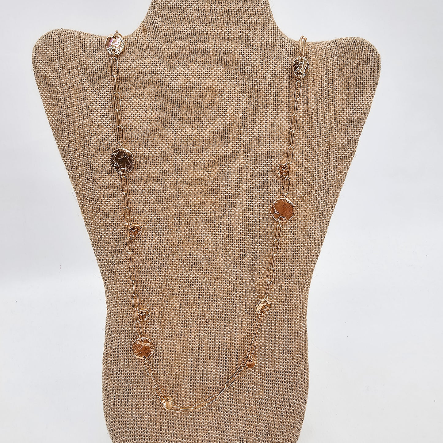 Circle Long Metal Necklaces