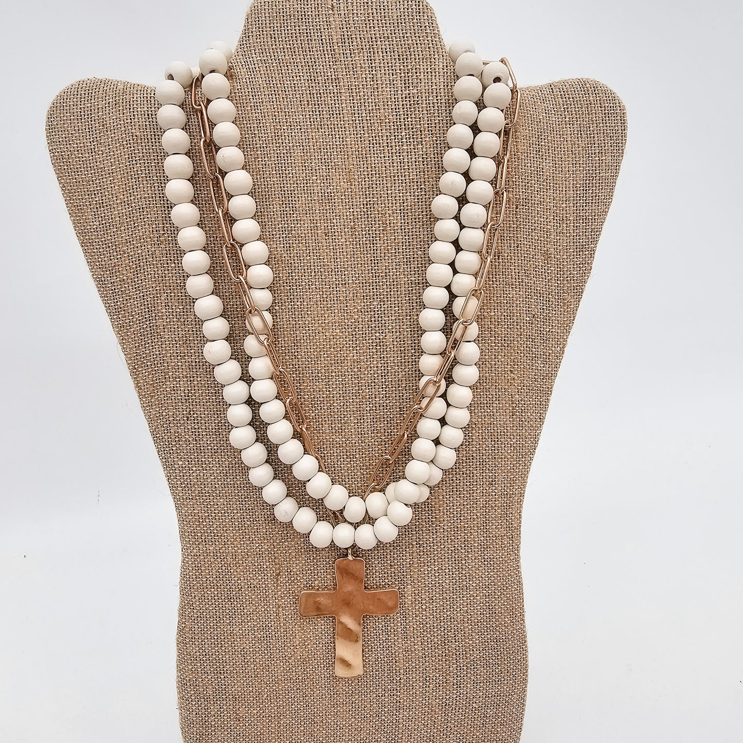 Long, Beaded Necklaces with Gold Charm - Variety