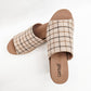 Corkys Totally Buggin Camel Plaid Blocked Heels