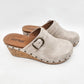 Corkys Ivory Who Knew Mule Wedge Shoe