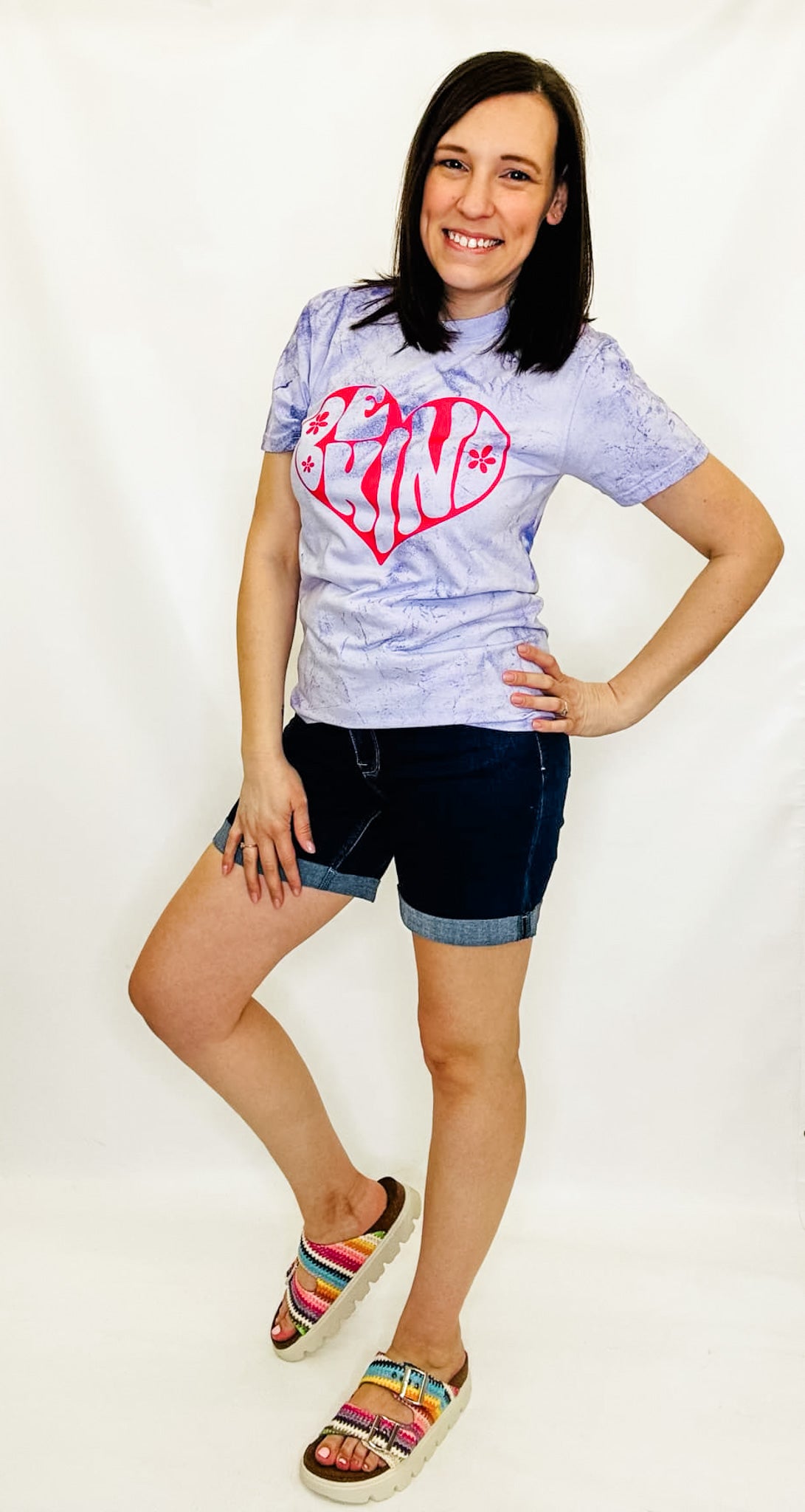 Charlie B Rolled Up Cuff Shorts - Variety