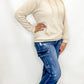 Risen High Rise Crop Straight Cargo Jeans - RDP5774