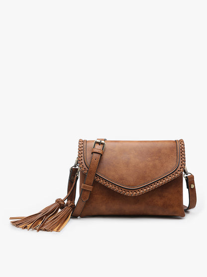 Jen & Co Sloane Flap Whipstitch Crossbody - Variety