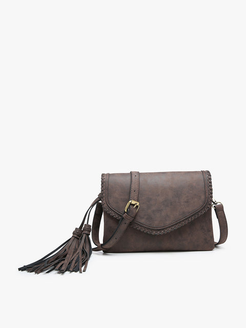 Jen & Co Sloane Flap Whipstitch Crossbody - Variety