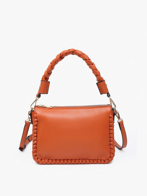 Jen & Co Judith Whipstitch Trim Shoulder Bag - Variety