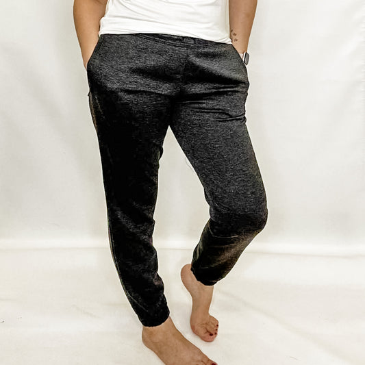 Heathered Charcoal Joggers with Cuff
