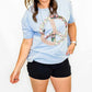 Baby Blue Peace Patch Tee