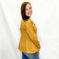 Mustard Peplum Cardigan