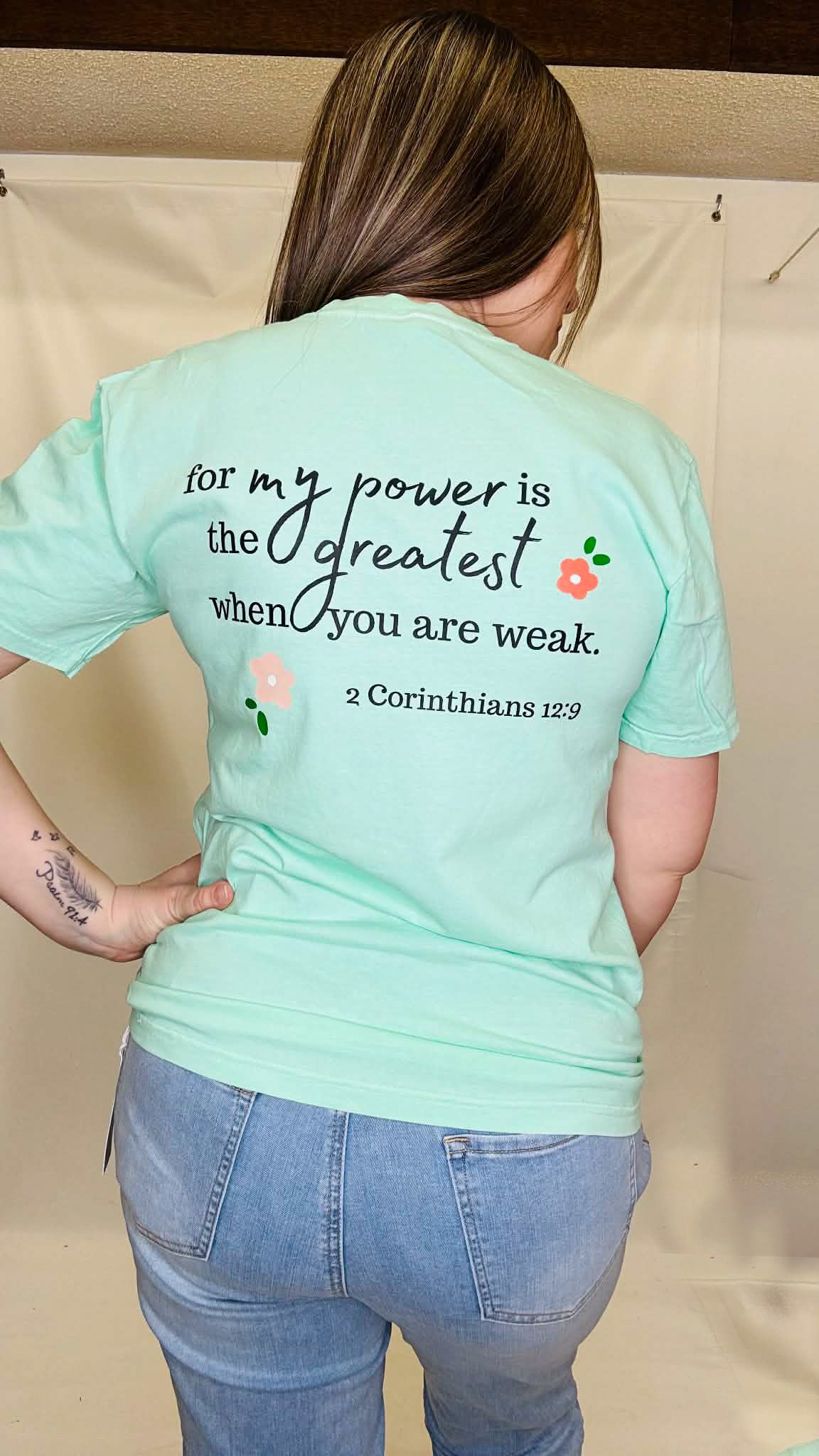 My Grace is All You Need Island Reef Graphic Tee