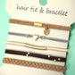 Boho Dual Function Knot Bracelet Hair Tie Sets