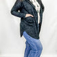 Black & Hunter Green Sparkle Cardigan