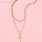Layered Cross Necklaces - Variety