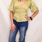 Satin Dressy Top with Balloon Sleeves - Variety