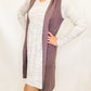 Heather Gray Hacci Knit Long Sleeve Dress