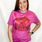 Sunshine on My Side Fuchsia Graphic Tee