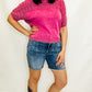 Judy Blue Mid Rise Bermudas w/Back Flap Pockets