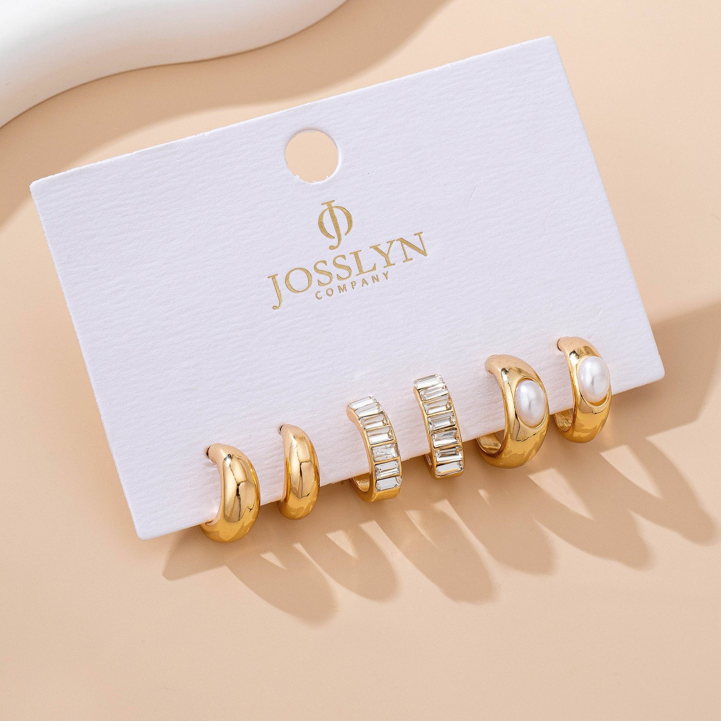 Classic Trio Pack of Earrings - Variety