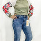 Risen High Rise Straight Cuffed Relaxed Jeans