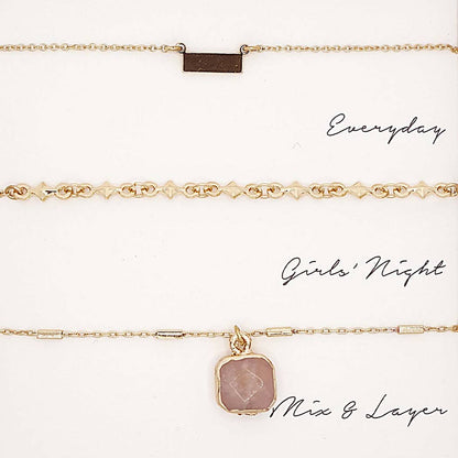 BN Assorted Layering Pendant Necklace Gift Set - ND10055. Fashion City.
