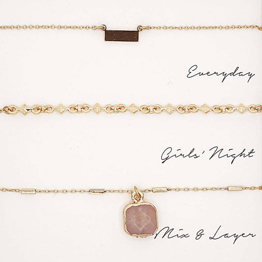 BN Assorted Layering Pendant Necklace Gift Set - ND10055. Fashion City.