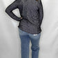 Black & White Henley Top from Heimish in Plus size only