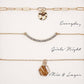 Brown Assorted Layering Pendant Necklace Gift Set - ND10059. Gold. layering.