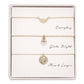 Clear Assorted Layering Pendant Necklace Gift Set - ND10042. Layering